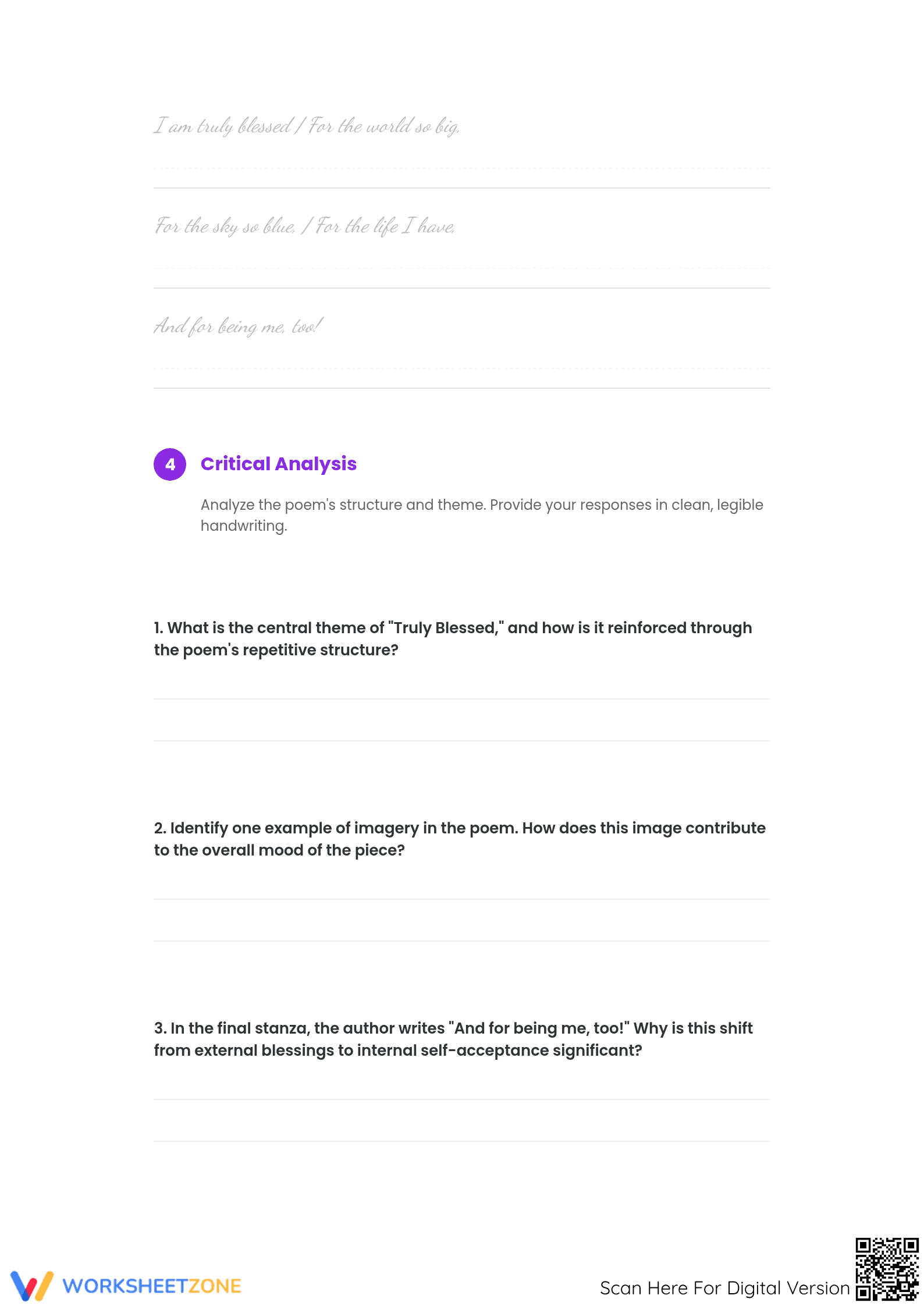 Reflective Adult Handwriting Guide | Grade 10-11 Ready - Page 4