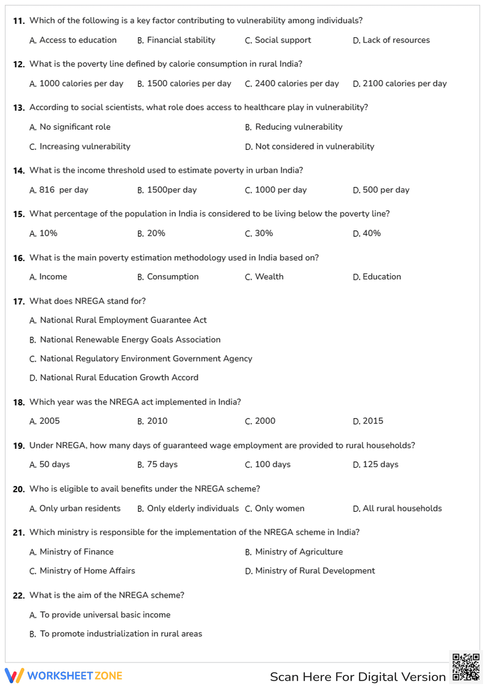 poverty worksheet - Page 2