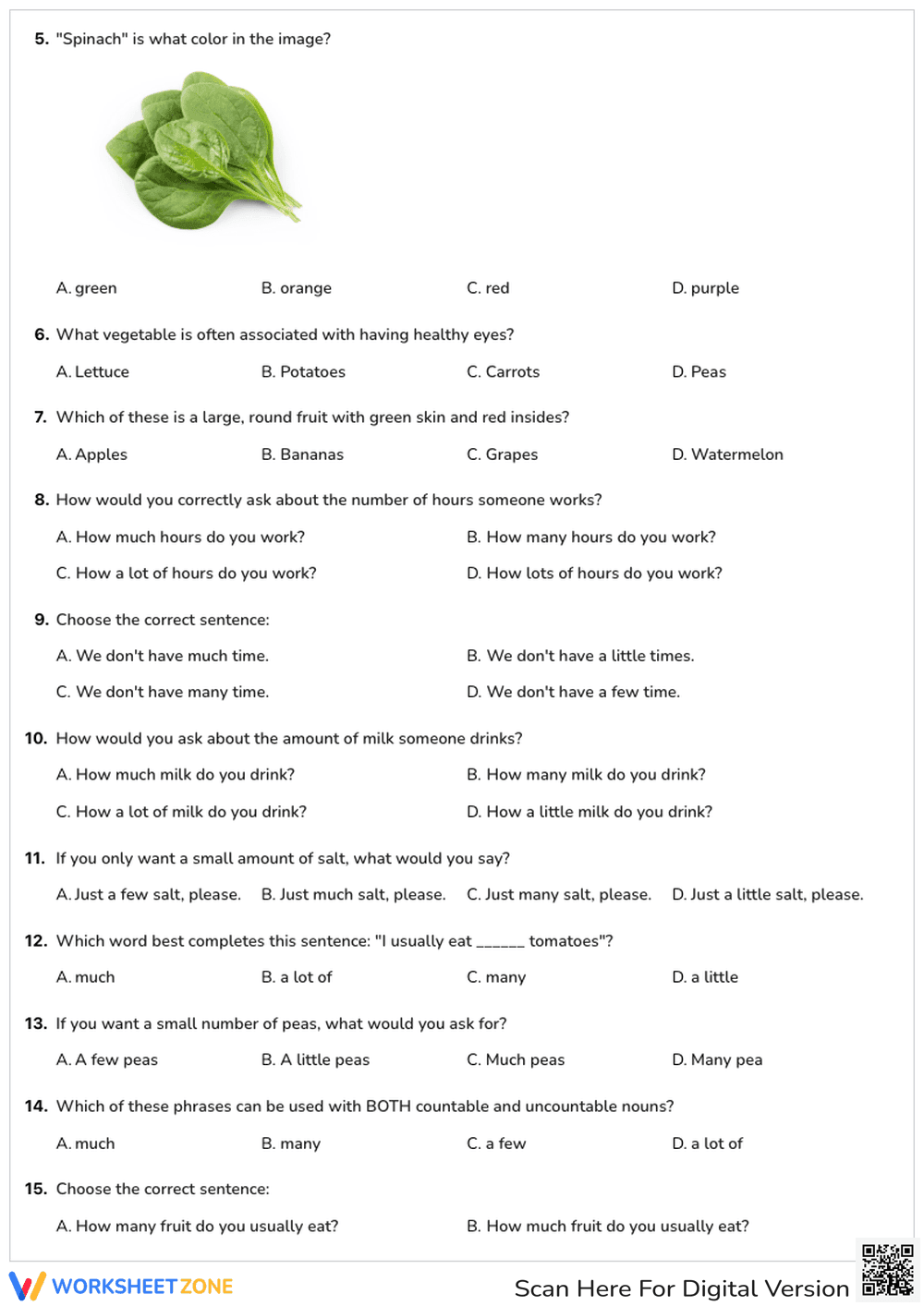 Destination A1: Unit 4b - Eat right - Page 2