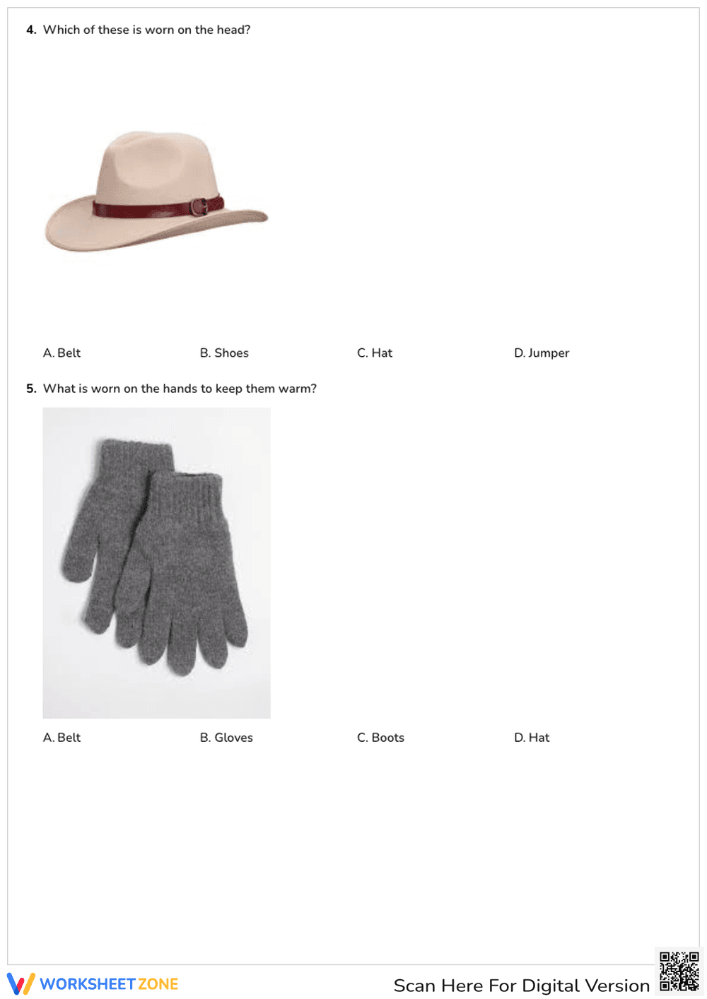 Grammar & Fashion Vocabulary Worksheet | Grade 4-5 Essential - Page 2