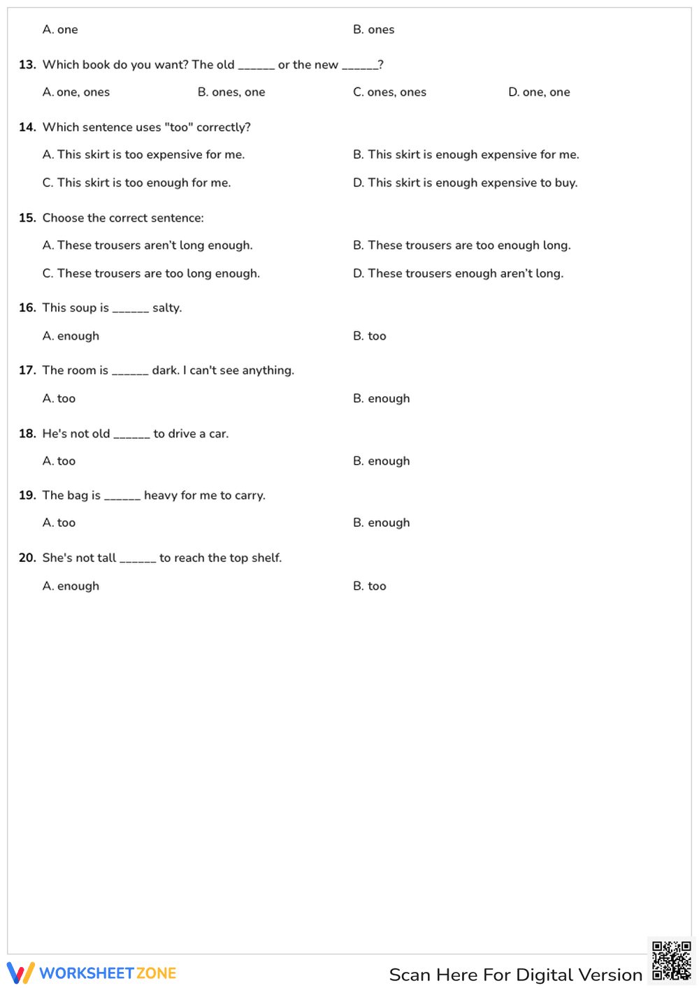 Grammar & Fashion Vocabulary Worksheet | Grade 4-5 Essential - Page 4