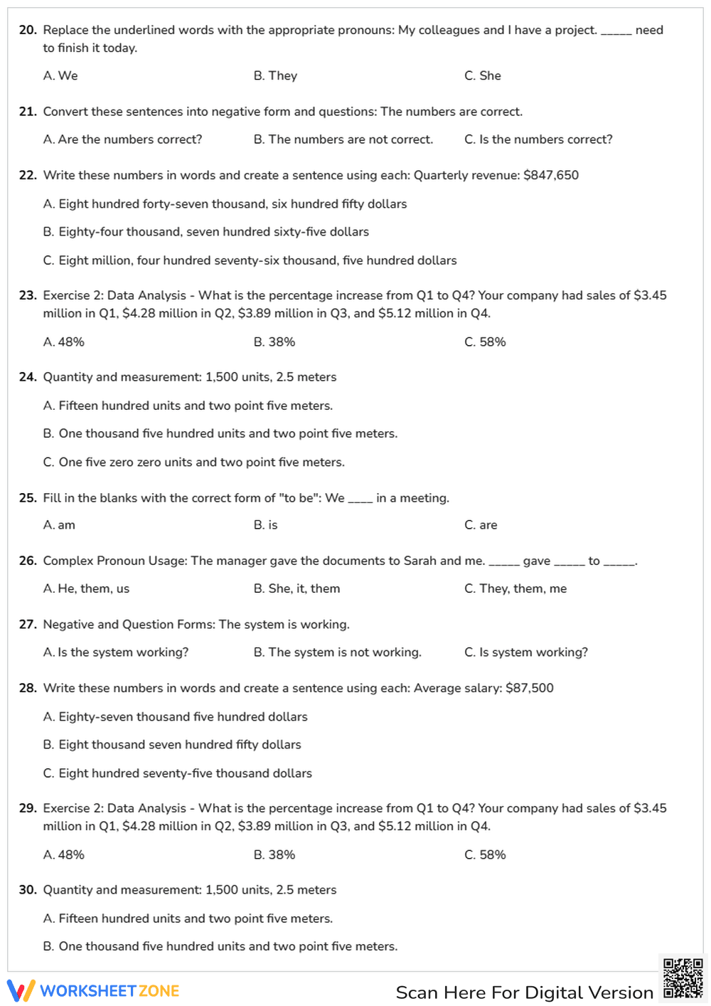 A1 Worksheet 1 - Page 3