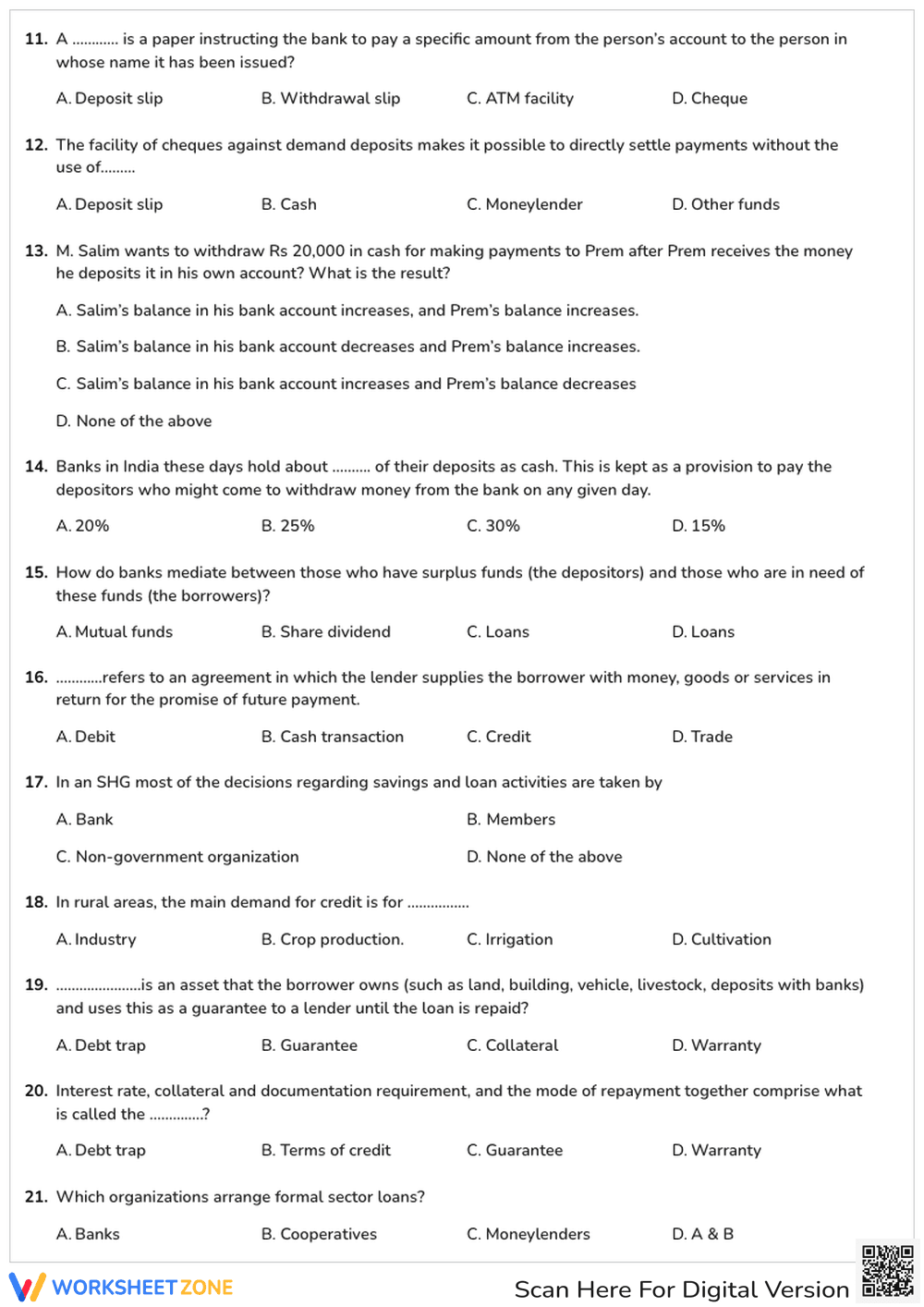 Money and credit -2 - Page 2