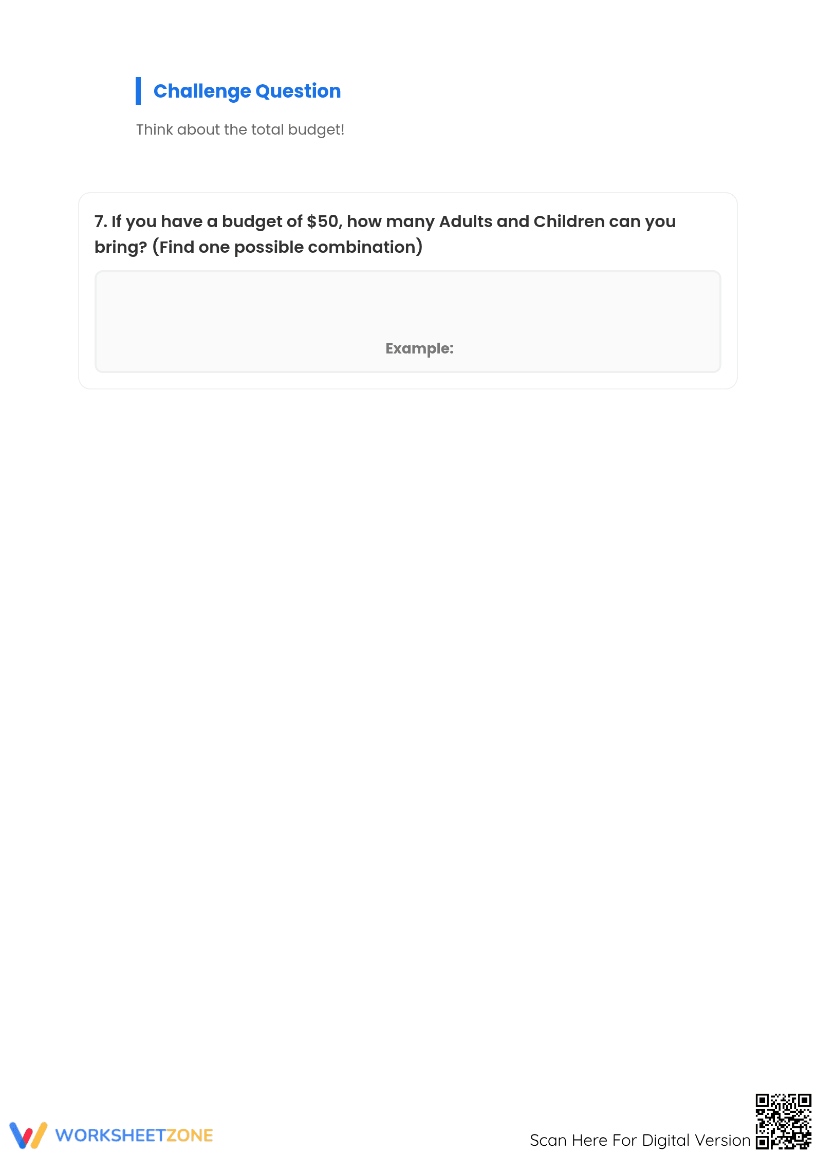 Movie Ticket Money Math | Grade 5 Essential Worksheet - Page 3