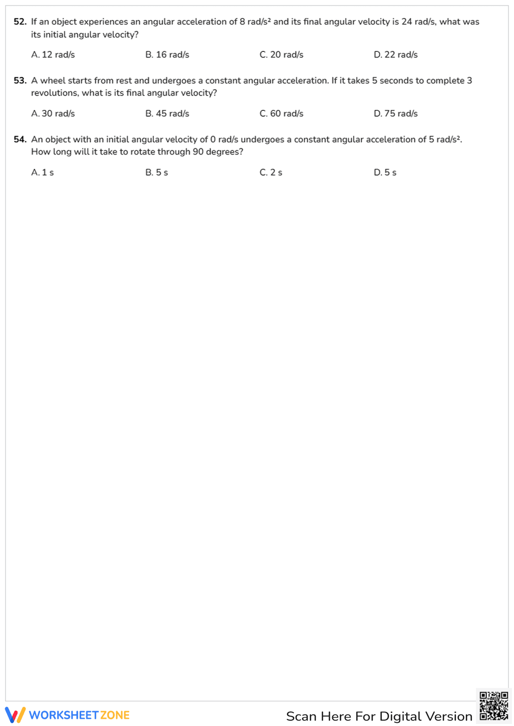 HS-PS2-1 Worksheet: Projectile Motion — Grade 12 Aligned - Page 6