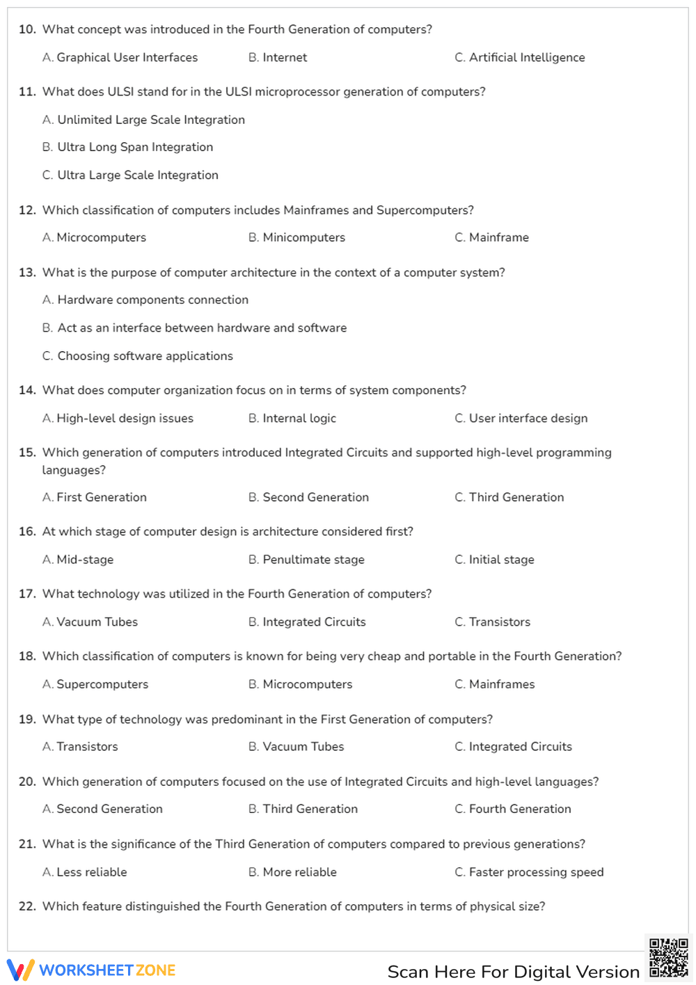 Computer Architecture Reviewer | Essential College Worksheet - Page 2