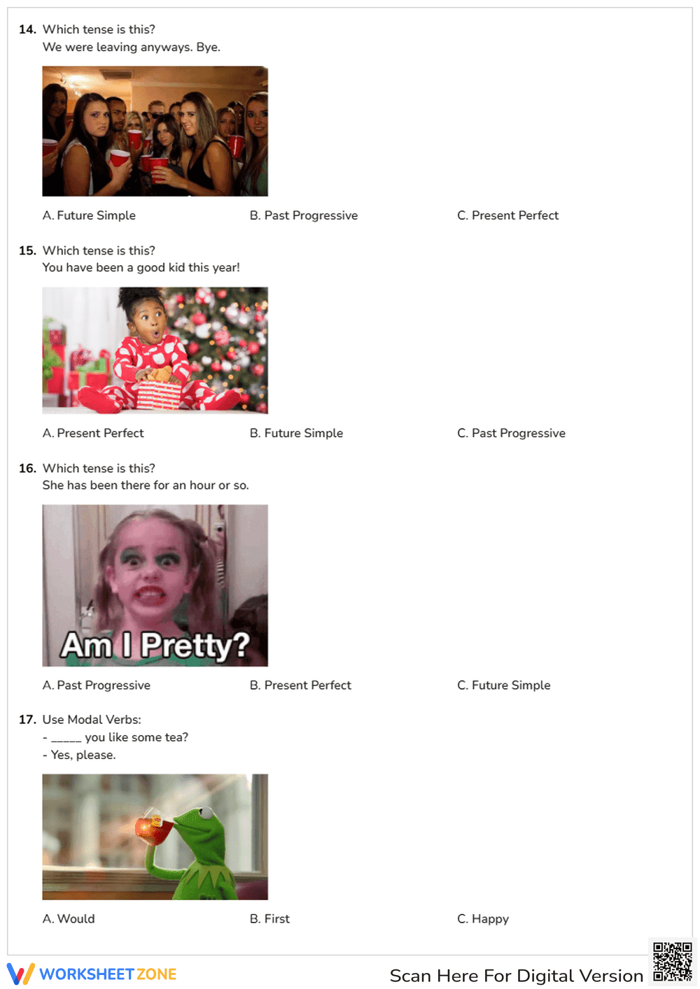 Verb Tenses & Pronouns Review | Essential Grade 5-7 ELA - Page 4