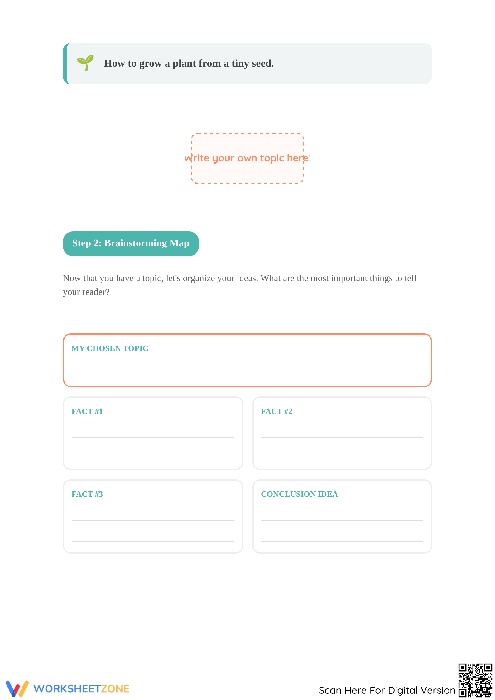 Informative Essay Writing Worksheet | Grade 3 Printable - Page 2
