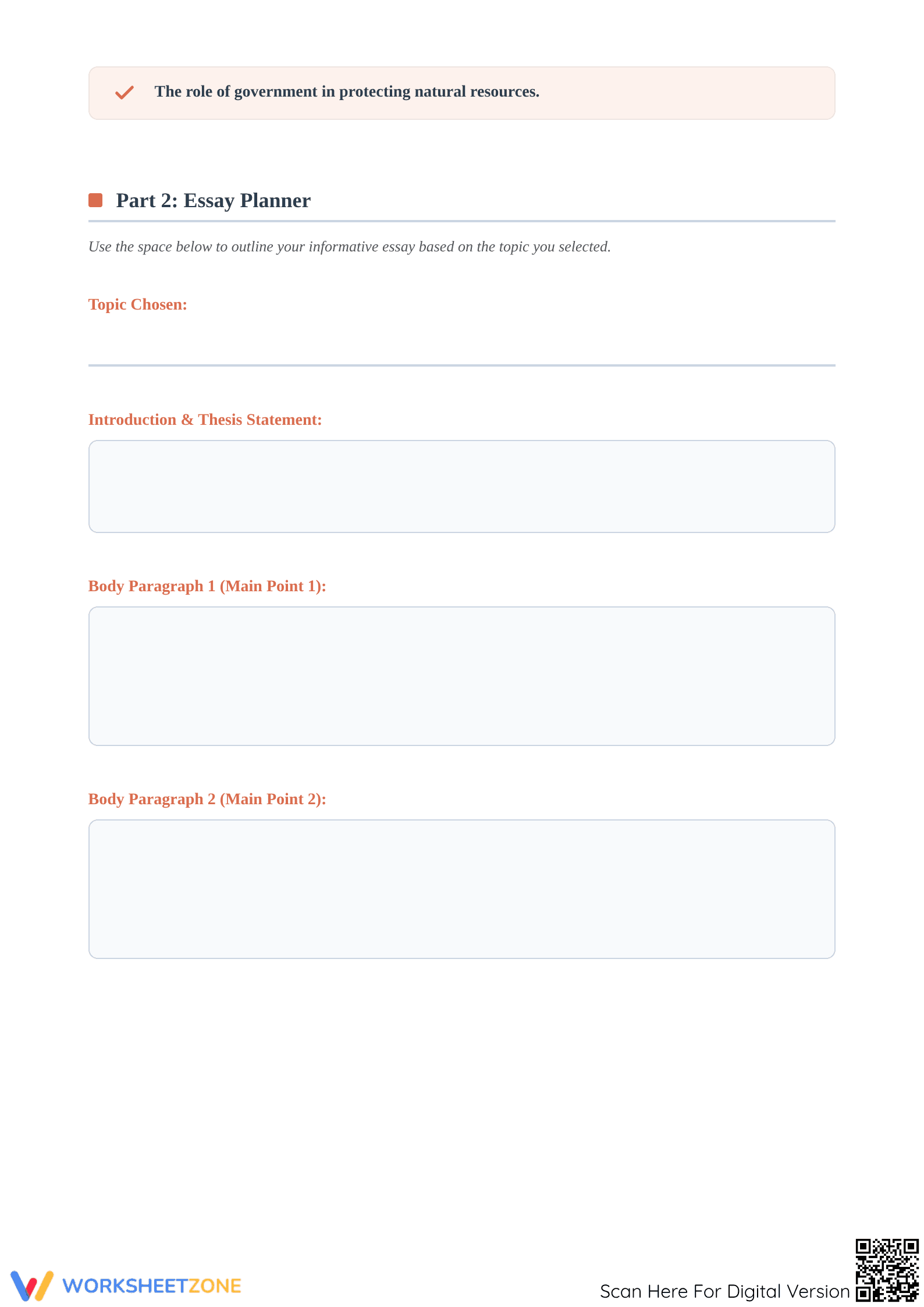 Grade 7 Informative Essay Guide | Essential Writing Planner - Page 2