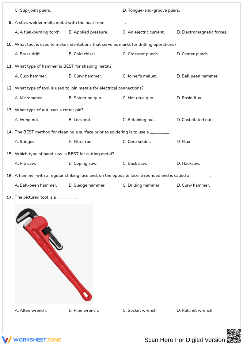 Mastering Metal Shop Skills for the ASVAB Exam - Page 2