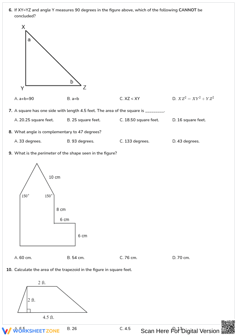 Master Geometry for the ASVAB Exam: Practice Questions and Tips - Page 2
