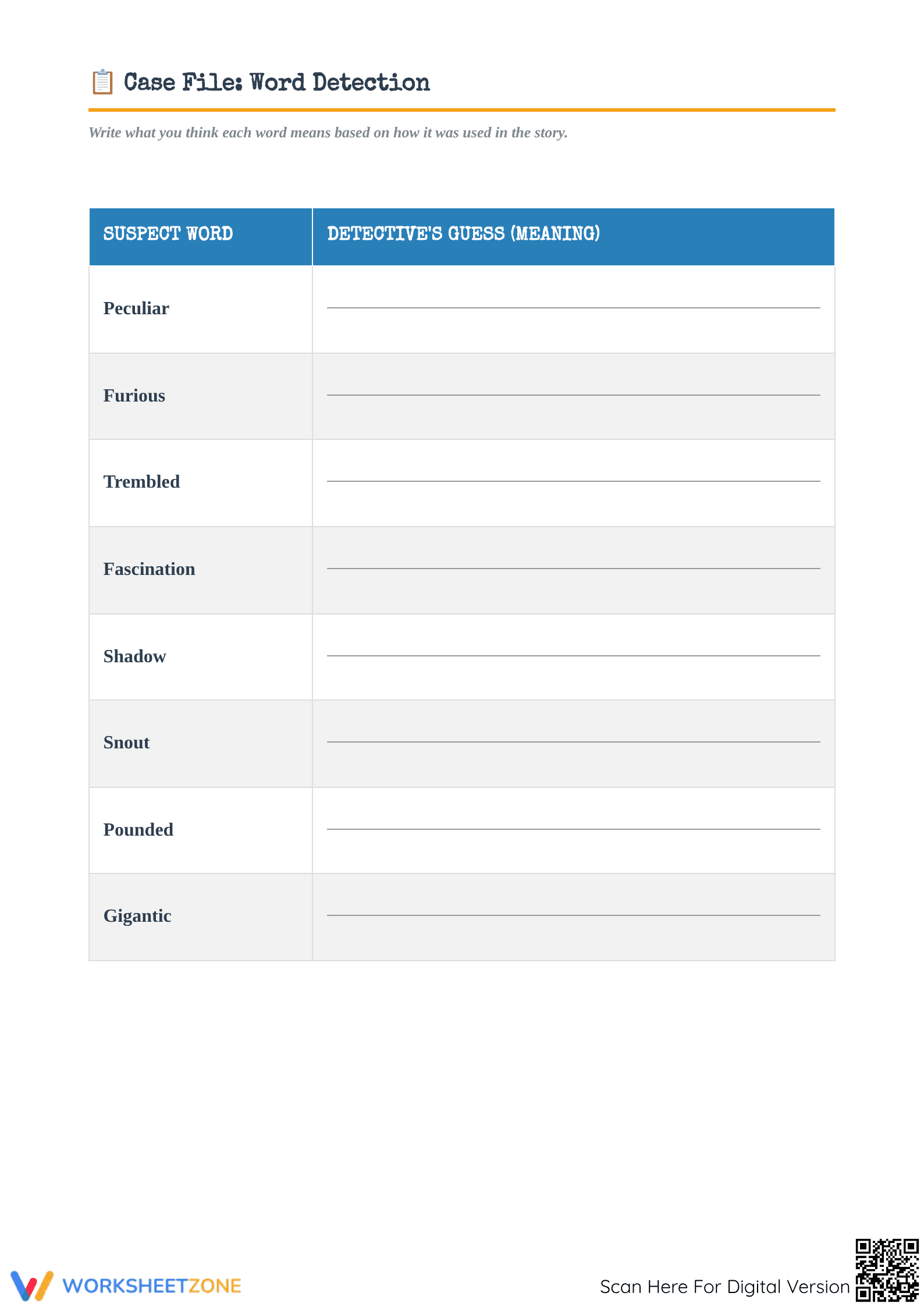 Grade 4 Vocabulary Detective: Essential Context Clues - Page 2