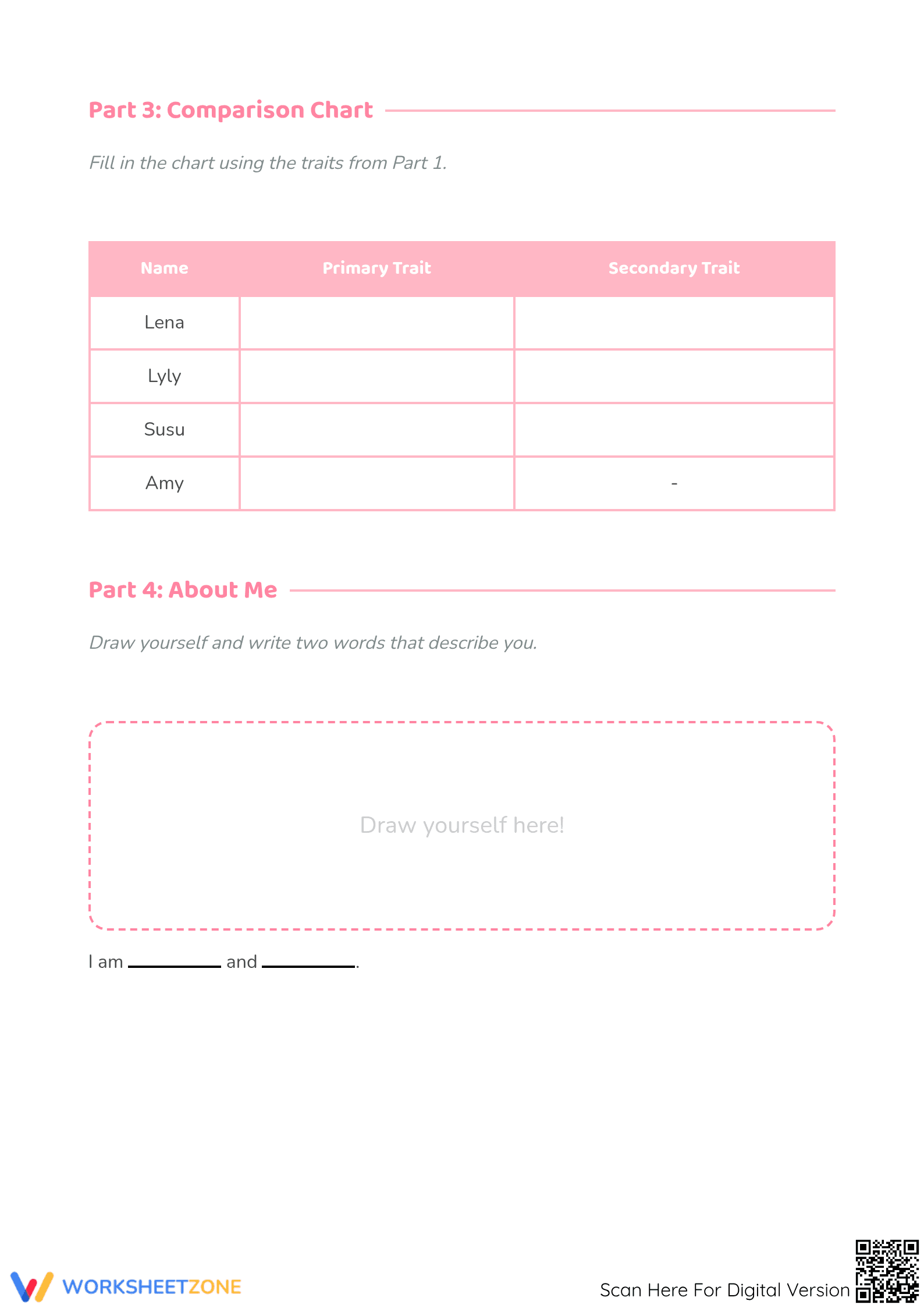 Grade 2 Character Traits Worksheet | Essential Printable - Page 2