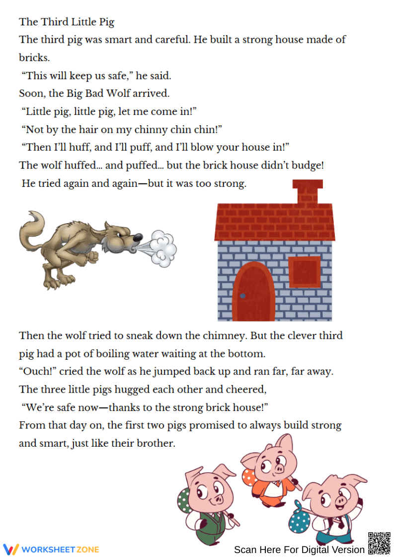 The Three Little Pigs - Short Stories for Children - Page 2