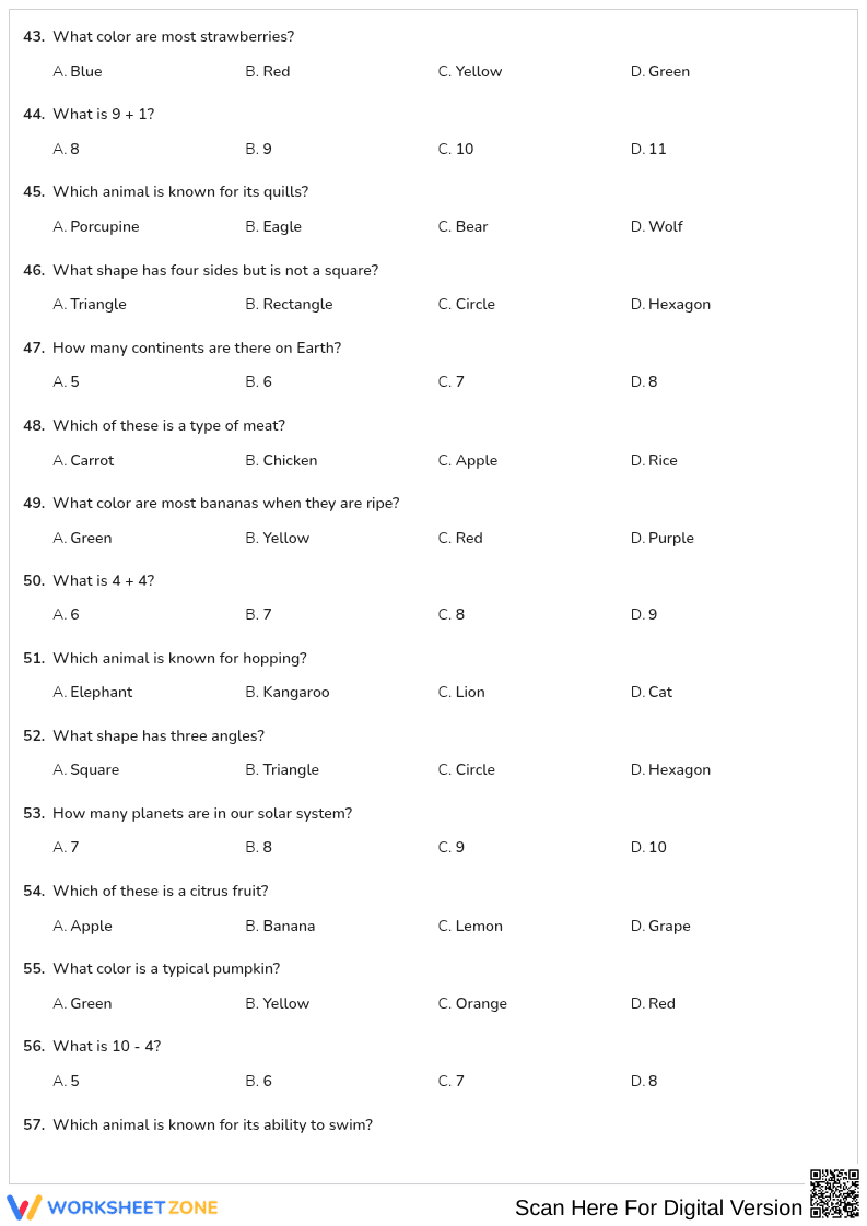 1 to 100 quiz by alprince - Page 4
