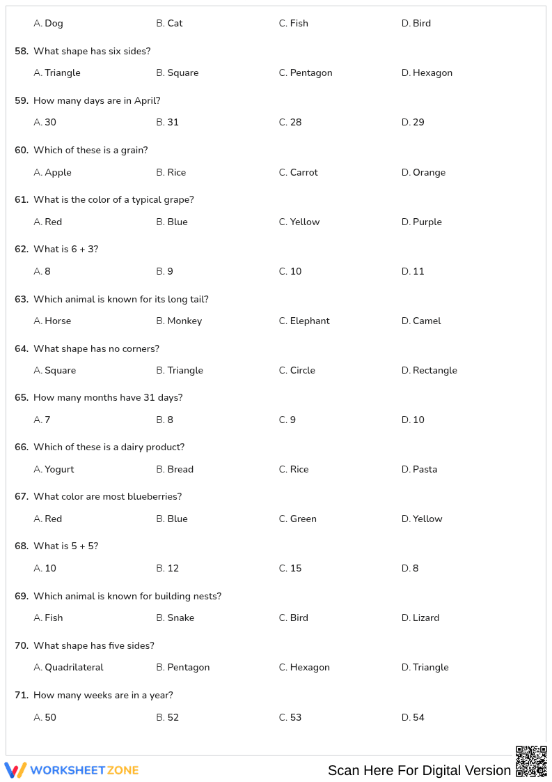 1 to 100 quiz by alprince - Page 5