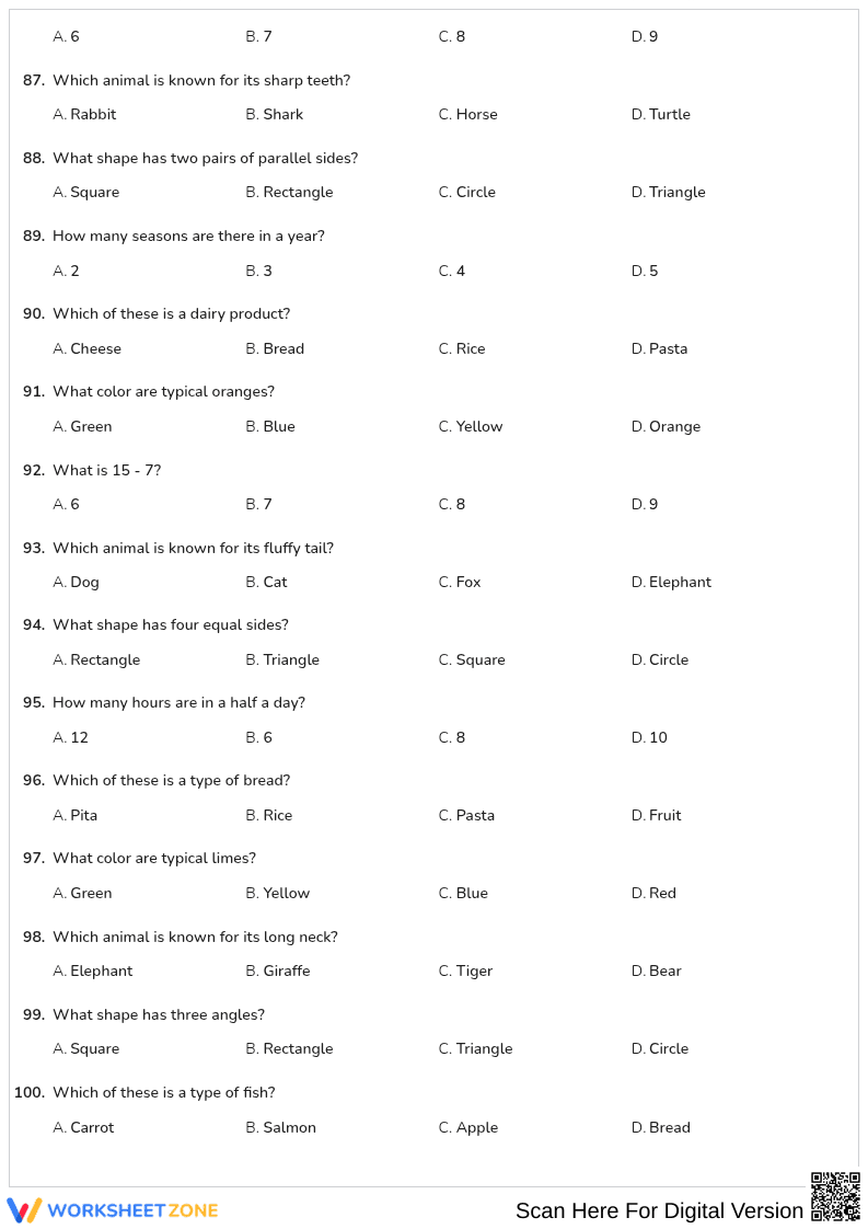 1 to 100 quiz by alprince - Page 7