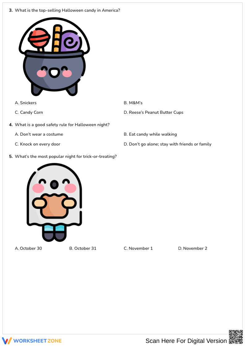 Halloween Quiz – Trick-or-Treating and Candy Facts Trivia - Page 2