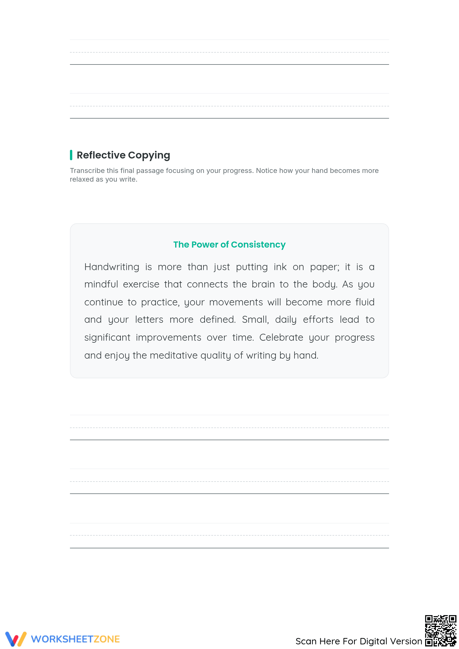 The Weekend Getaway – Handwriting Practice Paragraph Worksheet - Page 4