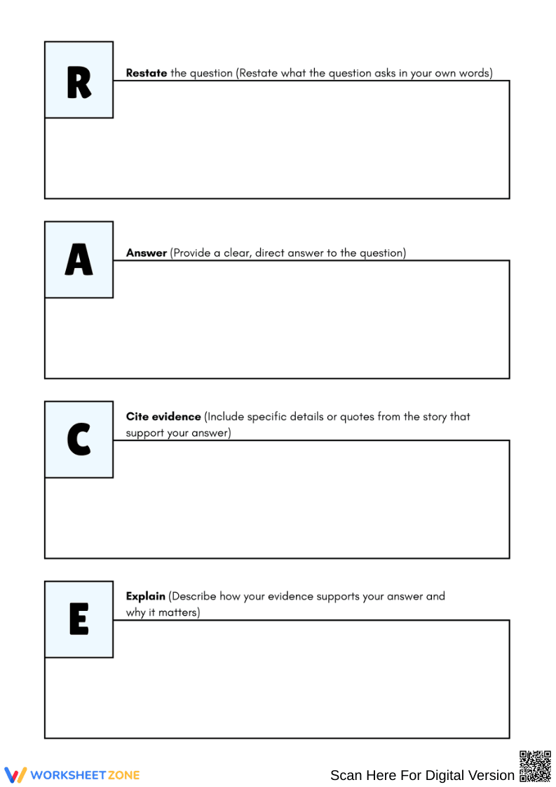 Pollinators RACE Strategy Reading Comprehension Worksheet - Page 2