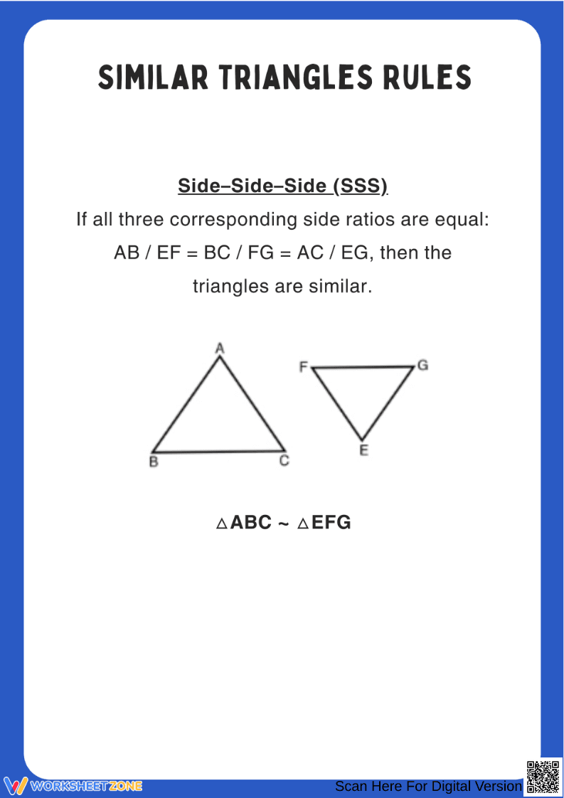 Similar Triangles Rules Reference Chart - Page 2