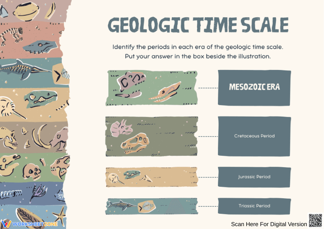 Geologic Time Scale – Period Identification Worksheet Set - Page 2