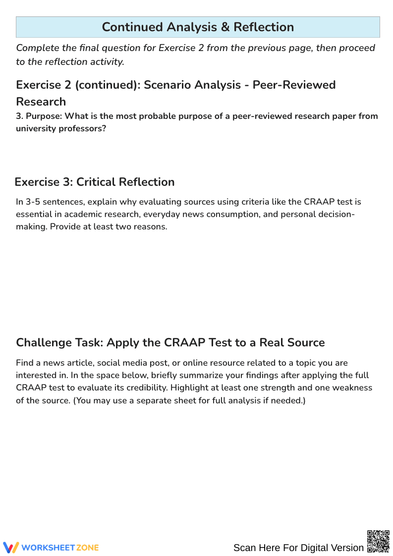 Evaluating Source Credibility: The CRAAP Test Guide - Page 3