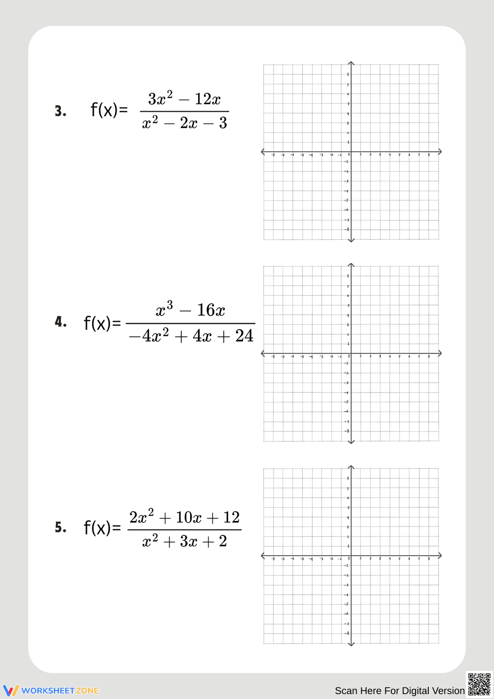 Understanding Graphing Rational Functions - Page 2
