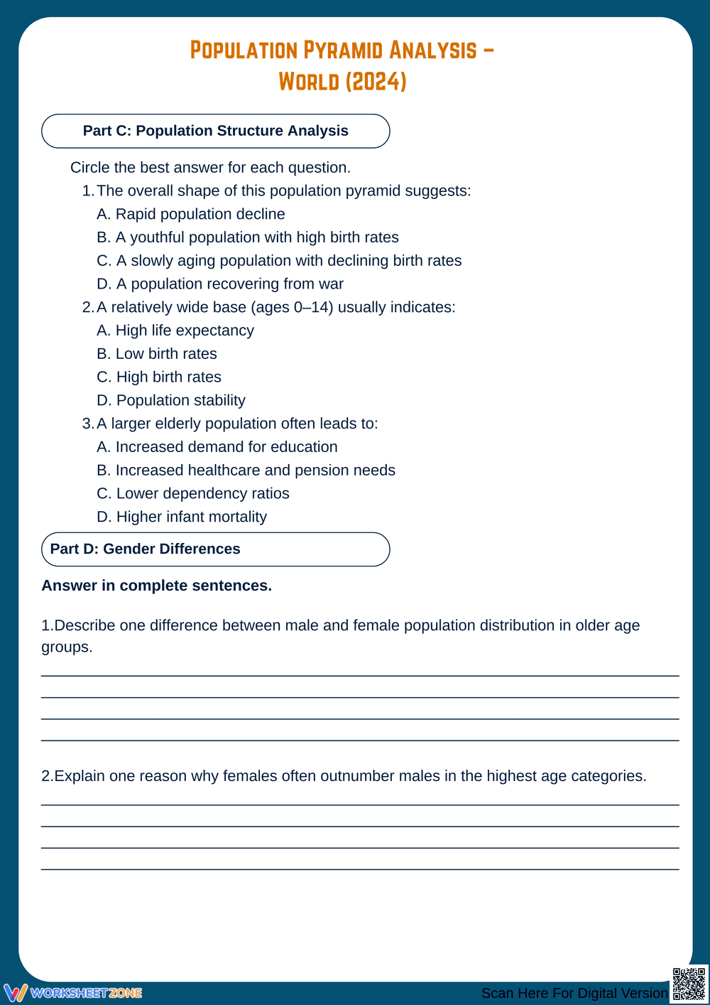 Population Pyramid Analysis for World Understanding - Page 2