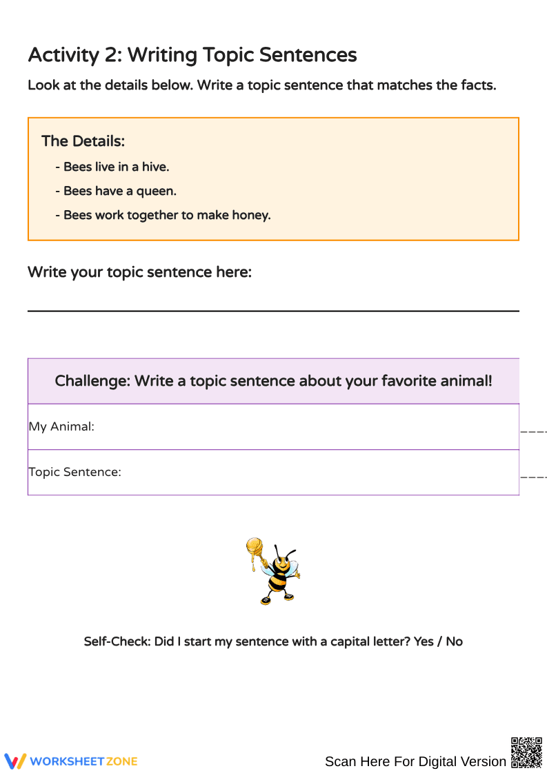 Mastering Topic Sentences in Writing - Page 3