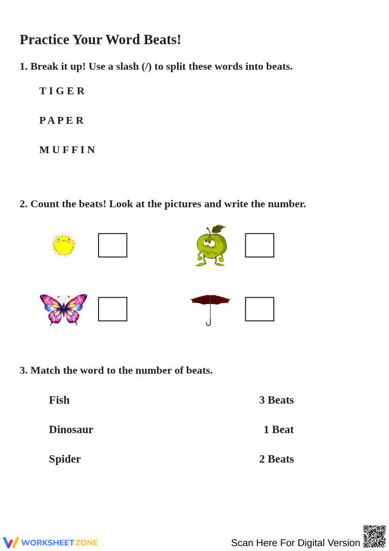 Exploring Syllables and Word Beats - Page 2