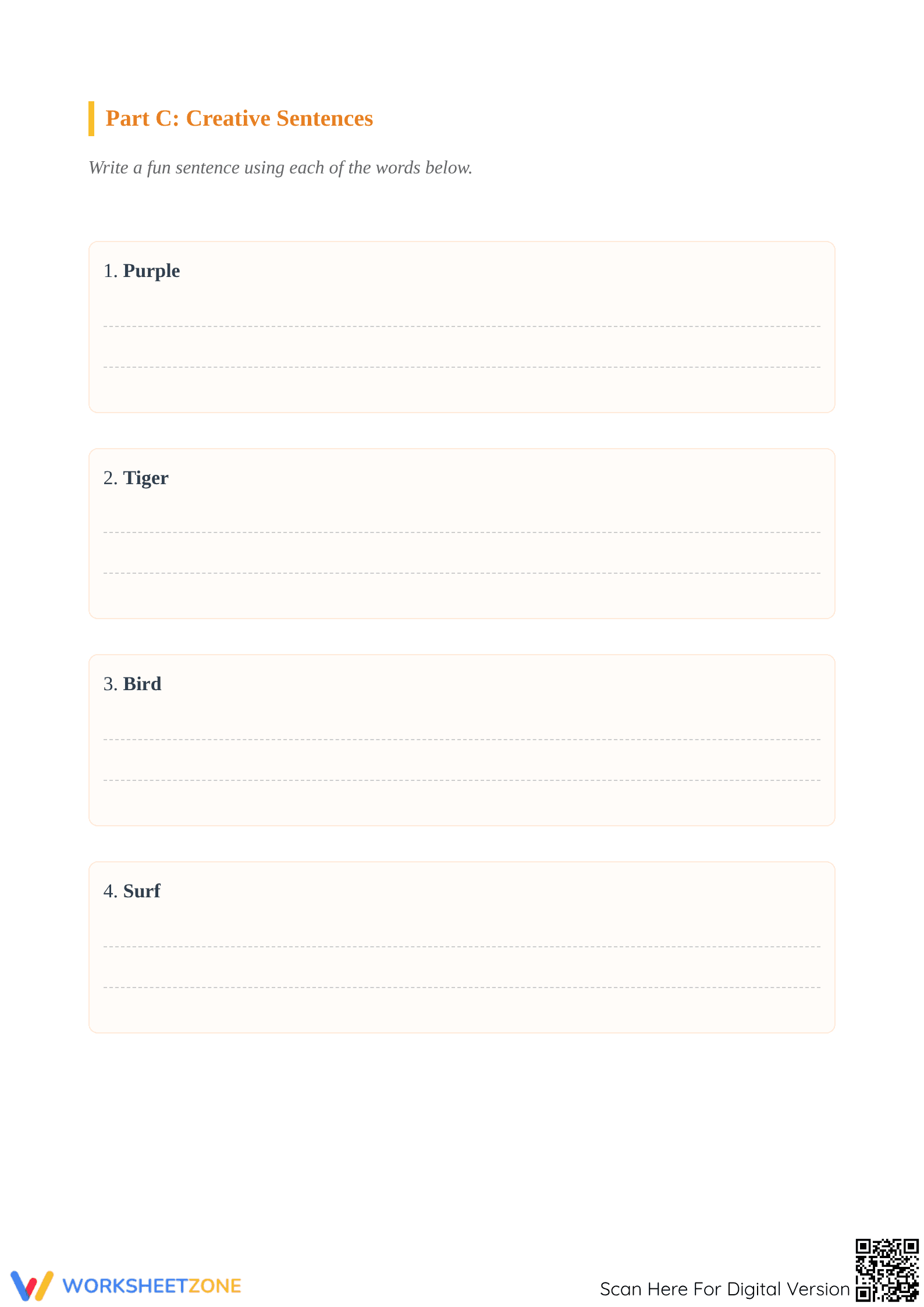 Exploring 'ER', 'IR', 'UR' Words - Part 3: Phonics and Spelling Worksheet - Page 3