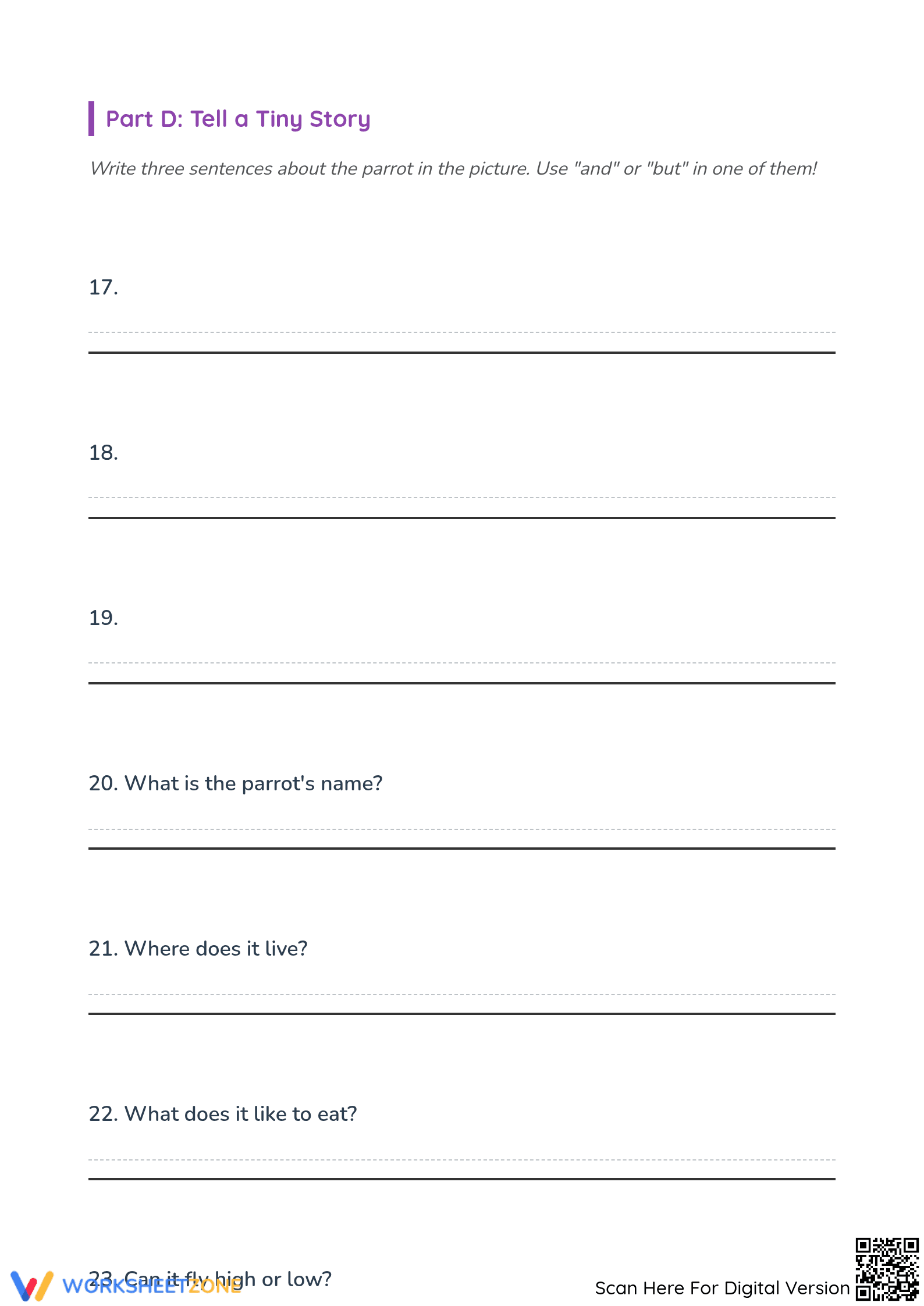 Sentence Writing: Big Thoughts - Part 3 - Page 5