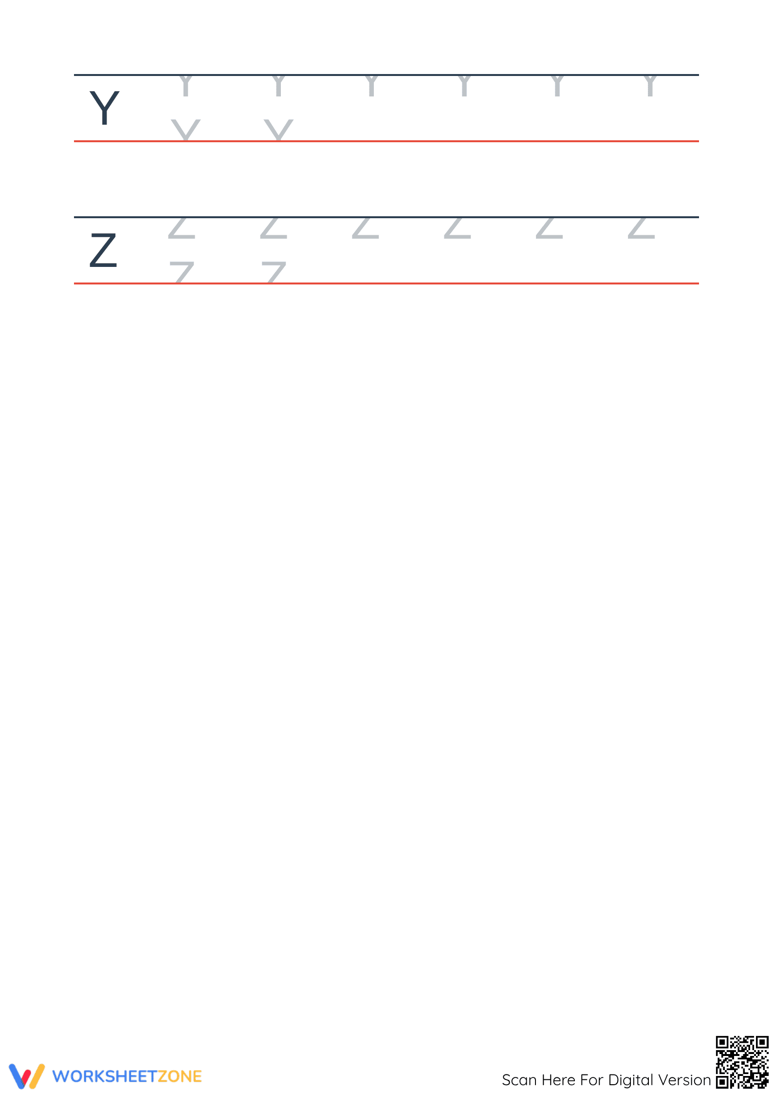 Neat Handwriting Part 2: Uppercase Alphabet Tracing Worksheets - Page 4