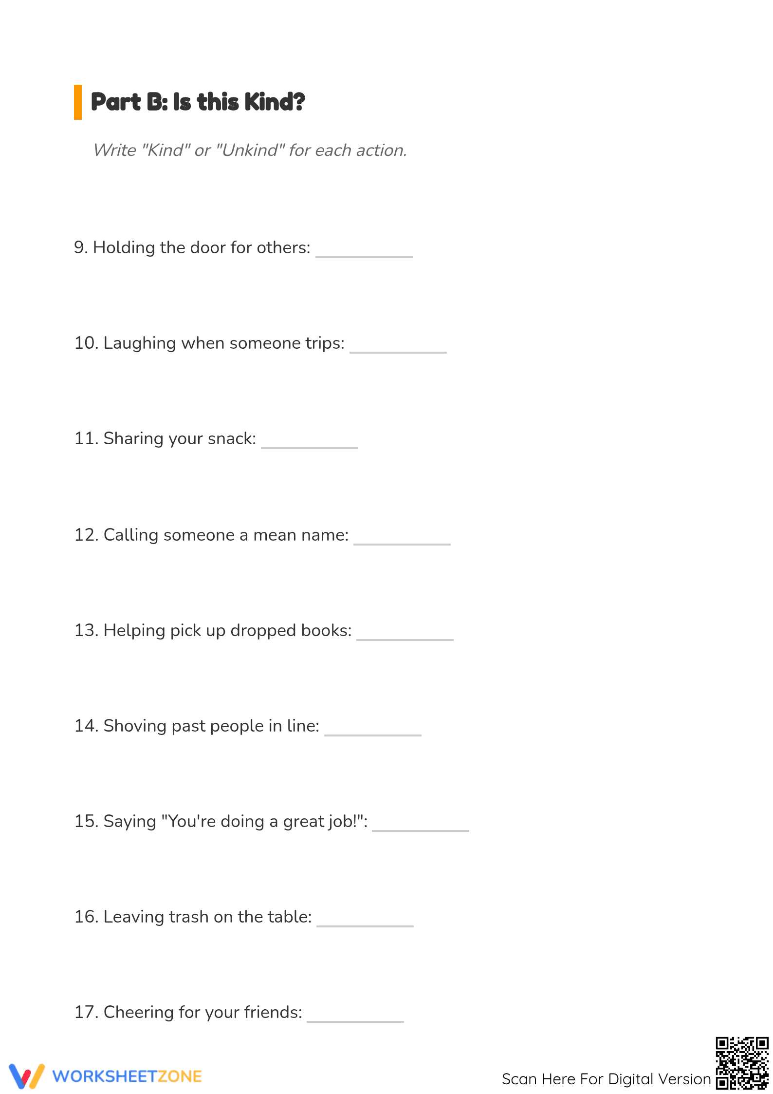 Good or Bad Choices Coloring Worksheet – Learn Classroom Behavior - Page 3