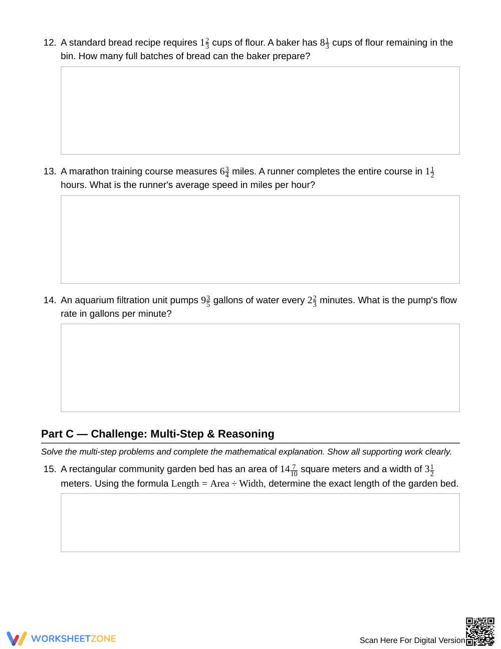 Essential Mixed-Number Quotients Worksheet | Grade 6 Math - Page 4