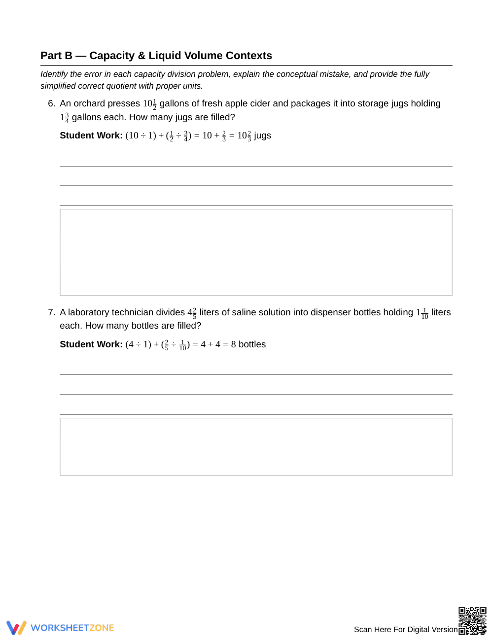 Proven Mixed Number Division Worksheet | Grade 6 Math - Page 4