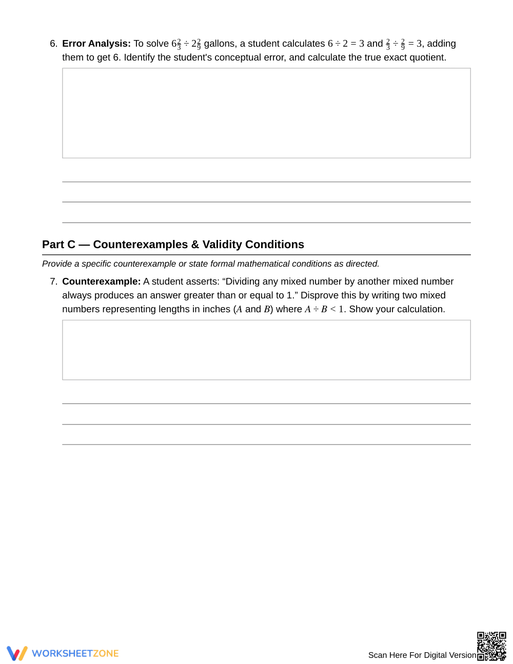 Essential Quotient Reasonableness Worksheet | Grade 6 Math - Page 4