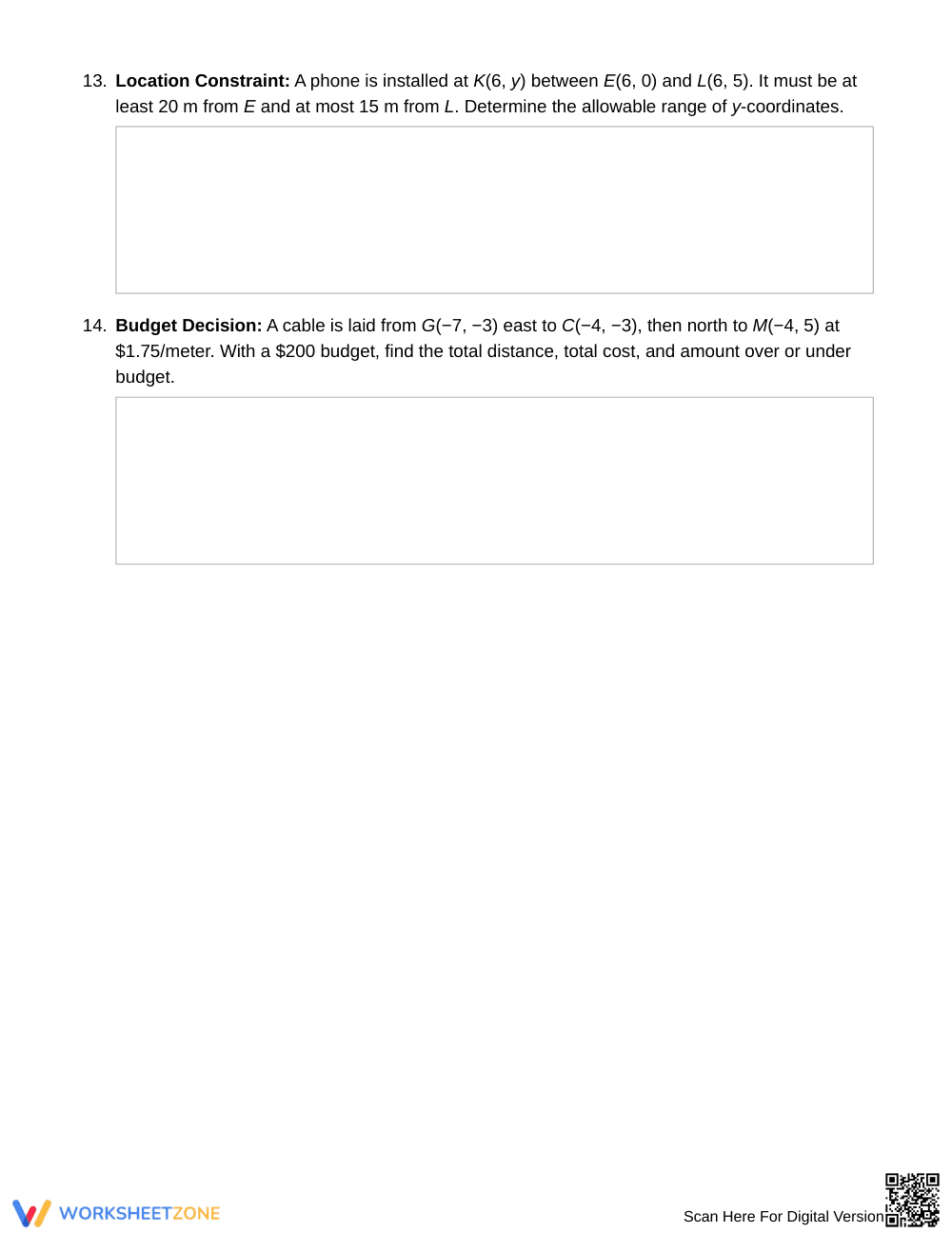Essential Coordinate Distance Worksheet | Grade 6 Math - Page 5