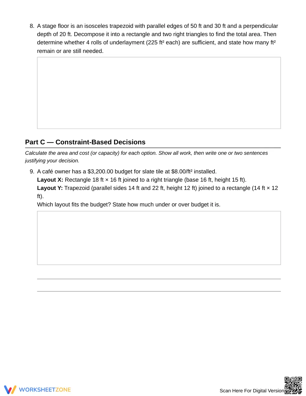 Essential Area of Composite Floors Worksheet | Grade 6 Math - Page 4