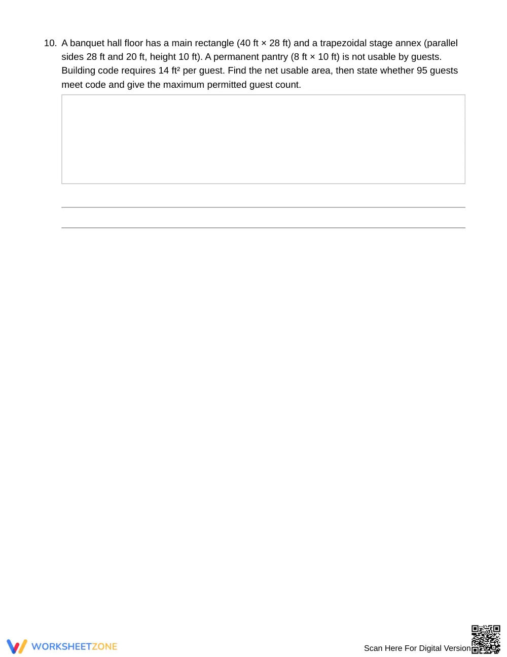 Essential Area of Composite Floors Worksheet | Grade 6 Math - Page 5