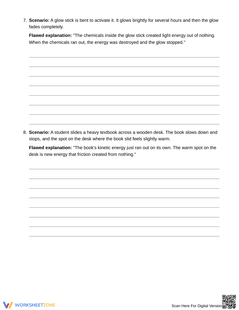 Printable Energy Conservation Worksheet | Grade 6 - Page 5