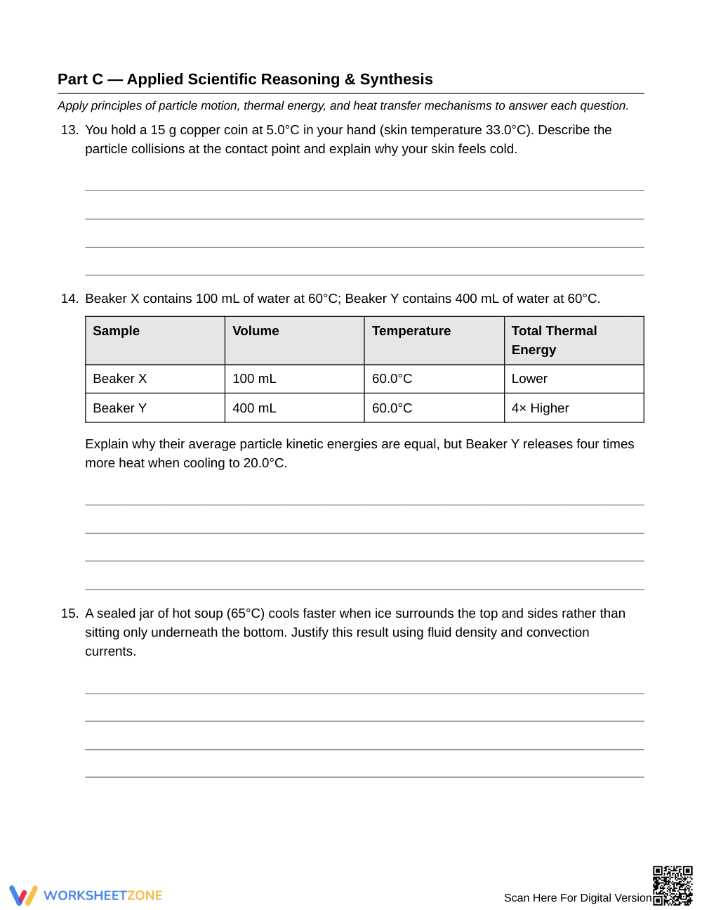 Complete Heat vs Cold Flow Worksheet | Grade 6 Science - Page 5
