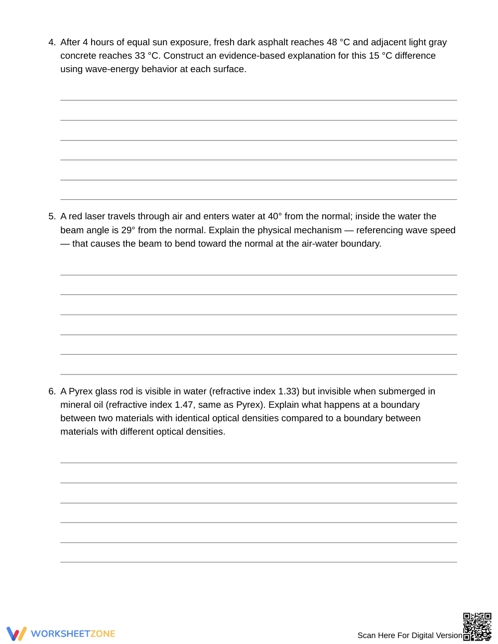 Complete Material Predictions Worksheet | Grade 6 Science - Page 3