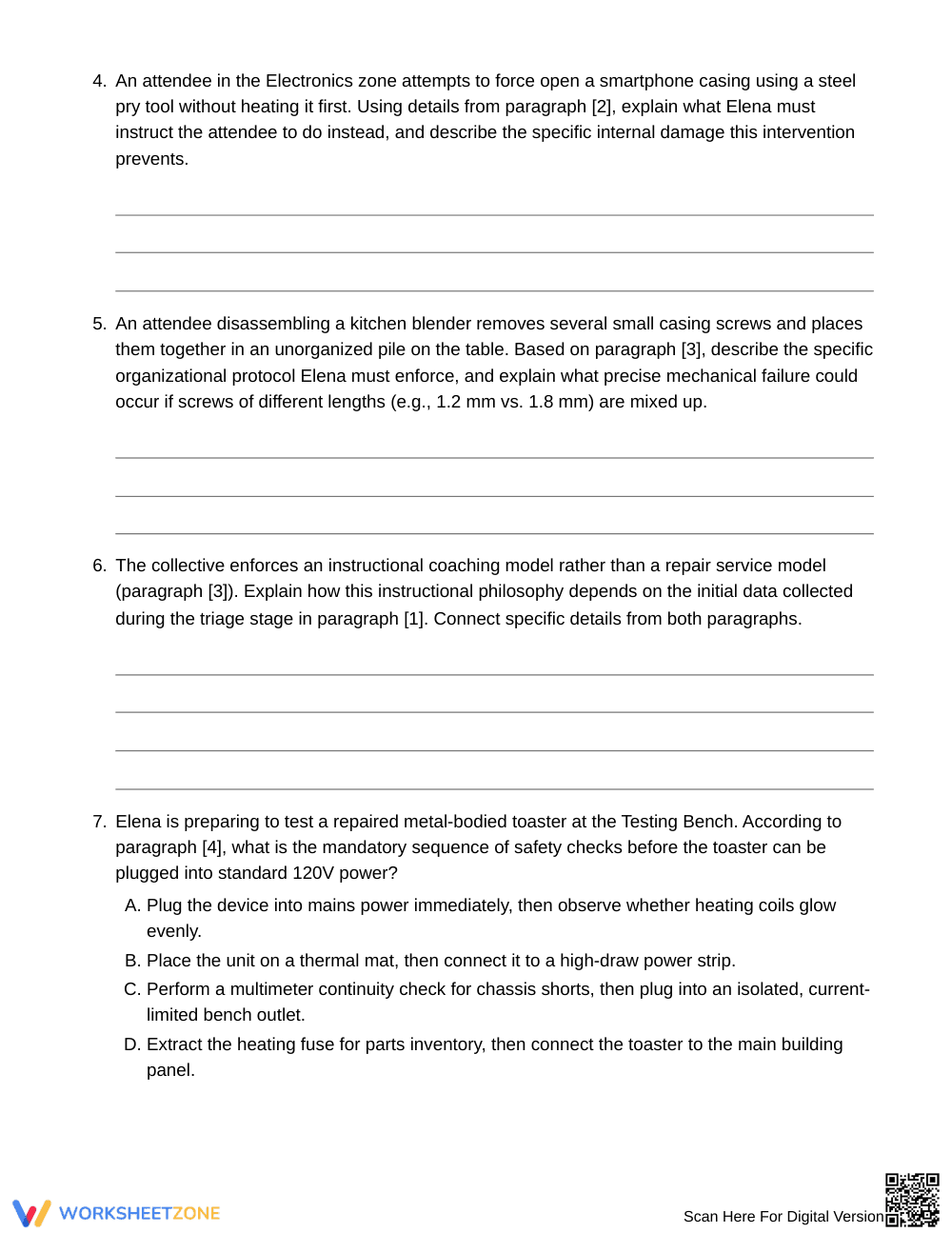 Essential Process Details Worksheet | Grade 7 ELA - Page 4
