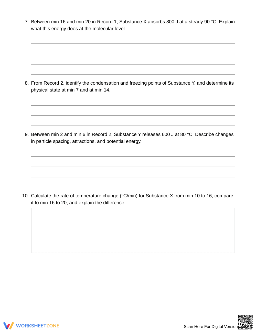 Essential Phase Change Worksheet | Grade 7 Science - Page 4