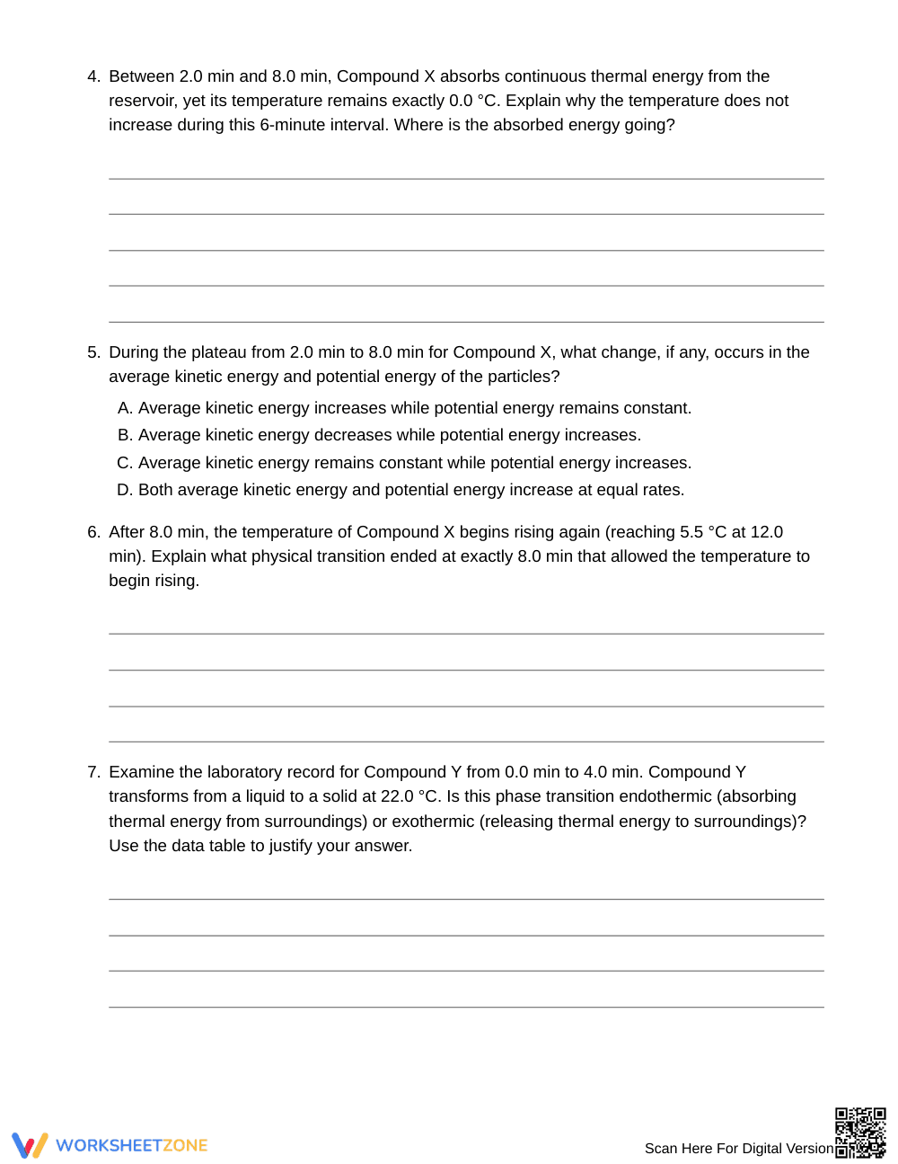 Essential Cooling-Pack Analysis Worksheet | Grade 7 Science - Page 4