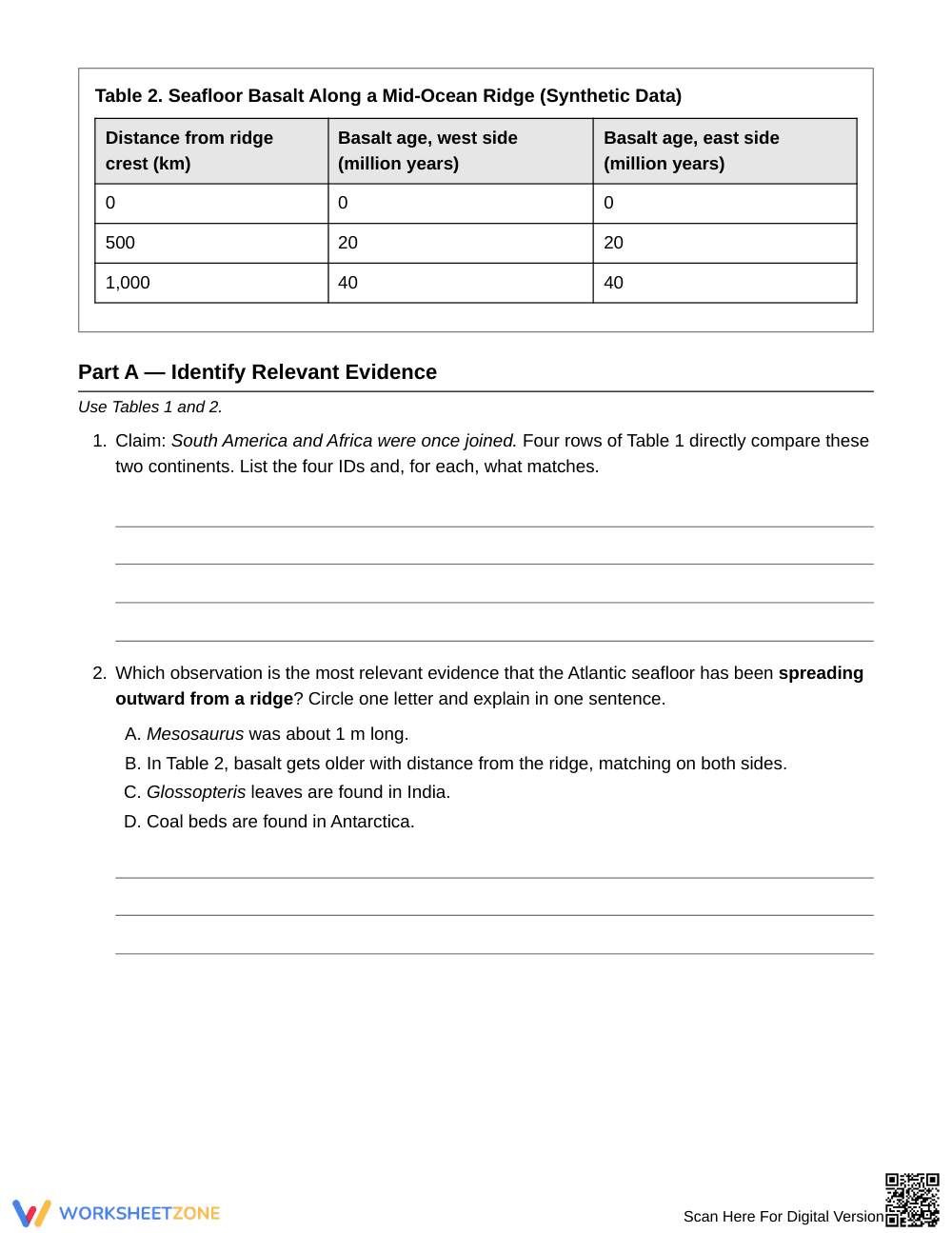 Printable Drift Defense Worksheet | Grade 8 Science - Page 2