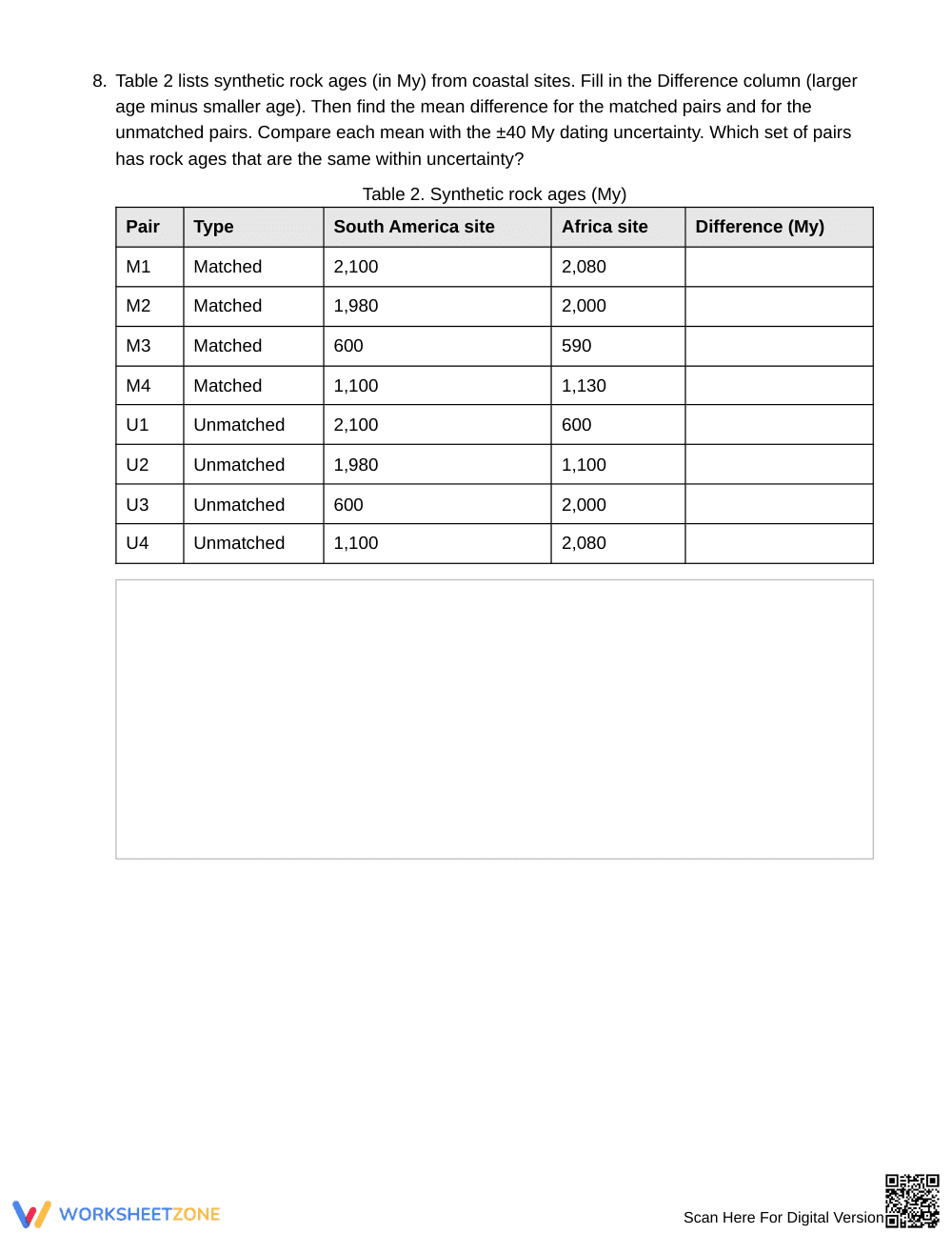 Printable Pangaea Test Design Worksheet | Grade 8 Science - Page 4
