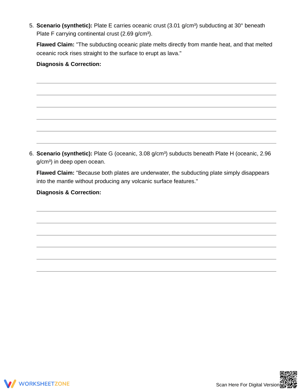 Essential Convergent Boundaries Worksheet | Grade 8 Science - Page 4